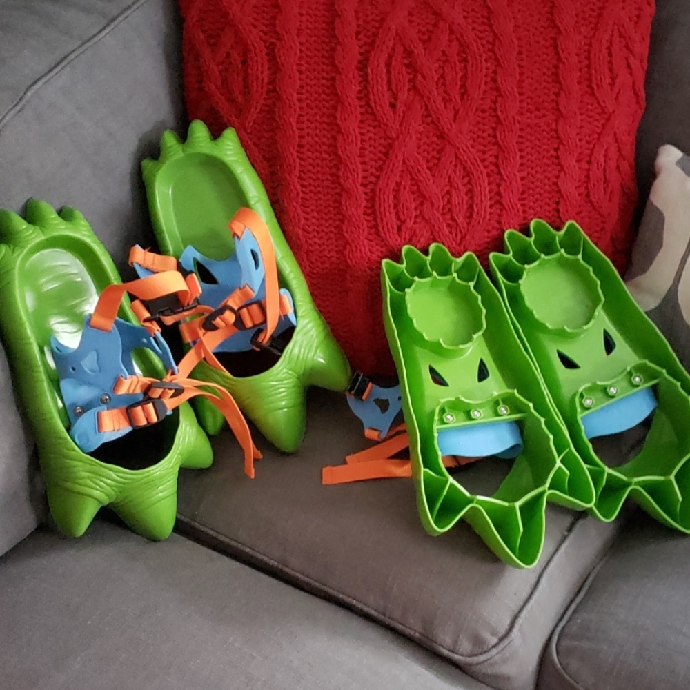 SOLD OUT L.L. Bean Dinosaur Snow Feet